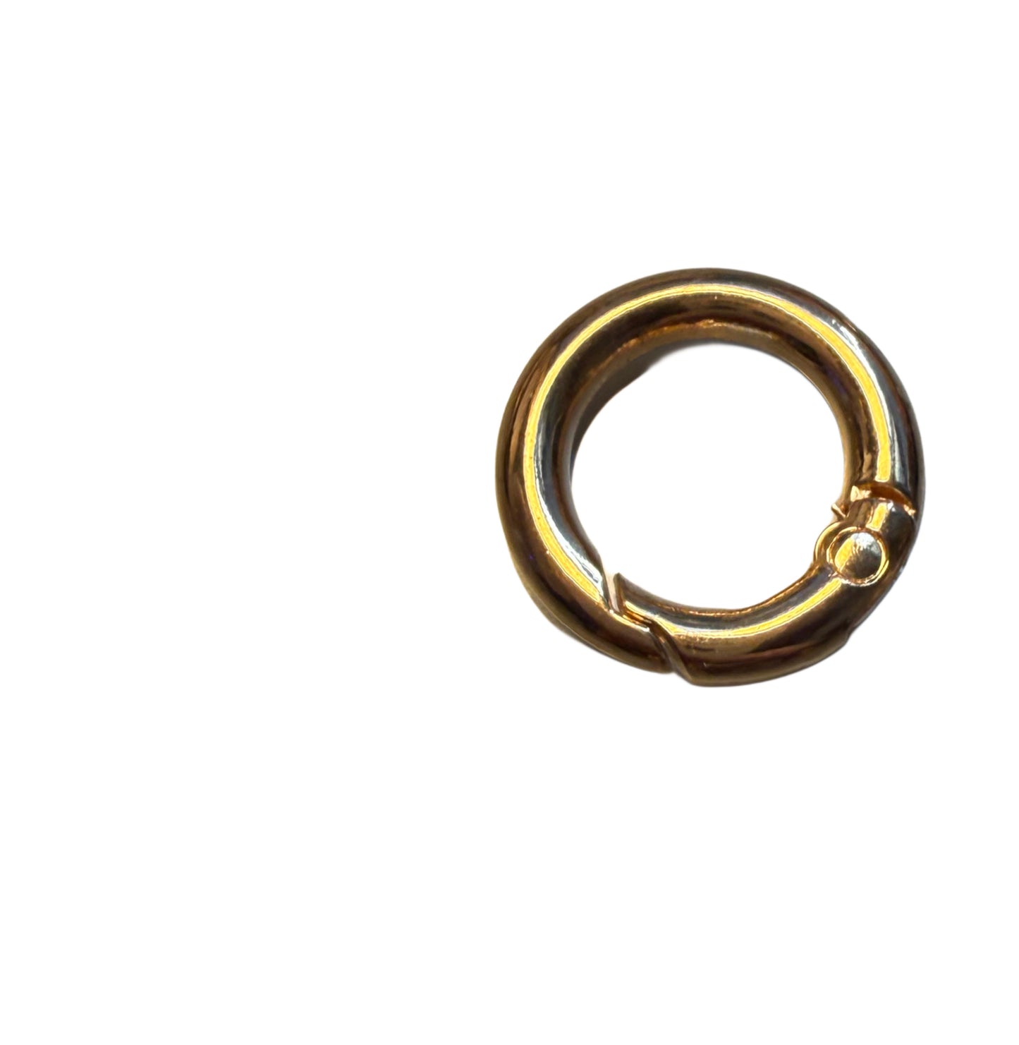 Spring ring - rose gold tone 14mmD