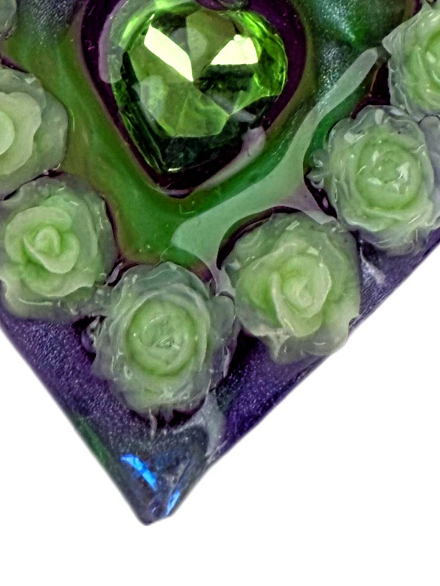 Heart of Mine - Flowers - Jewel tag for dogs