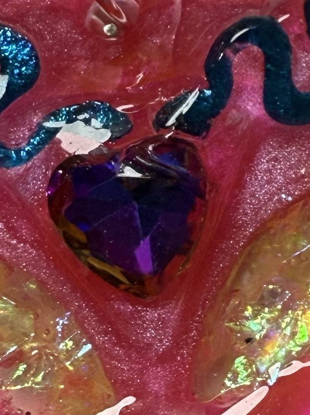 3D Alien Rave - Jewel tag for dogs