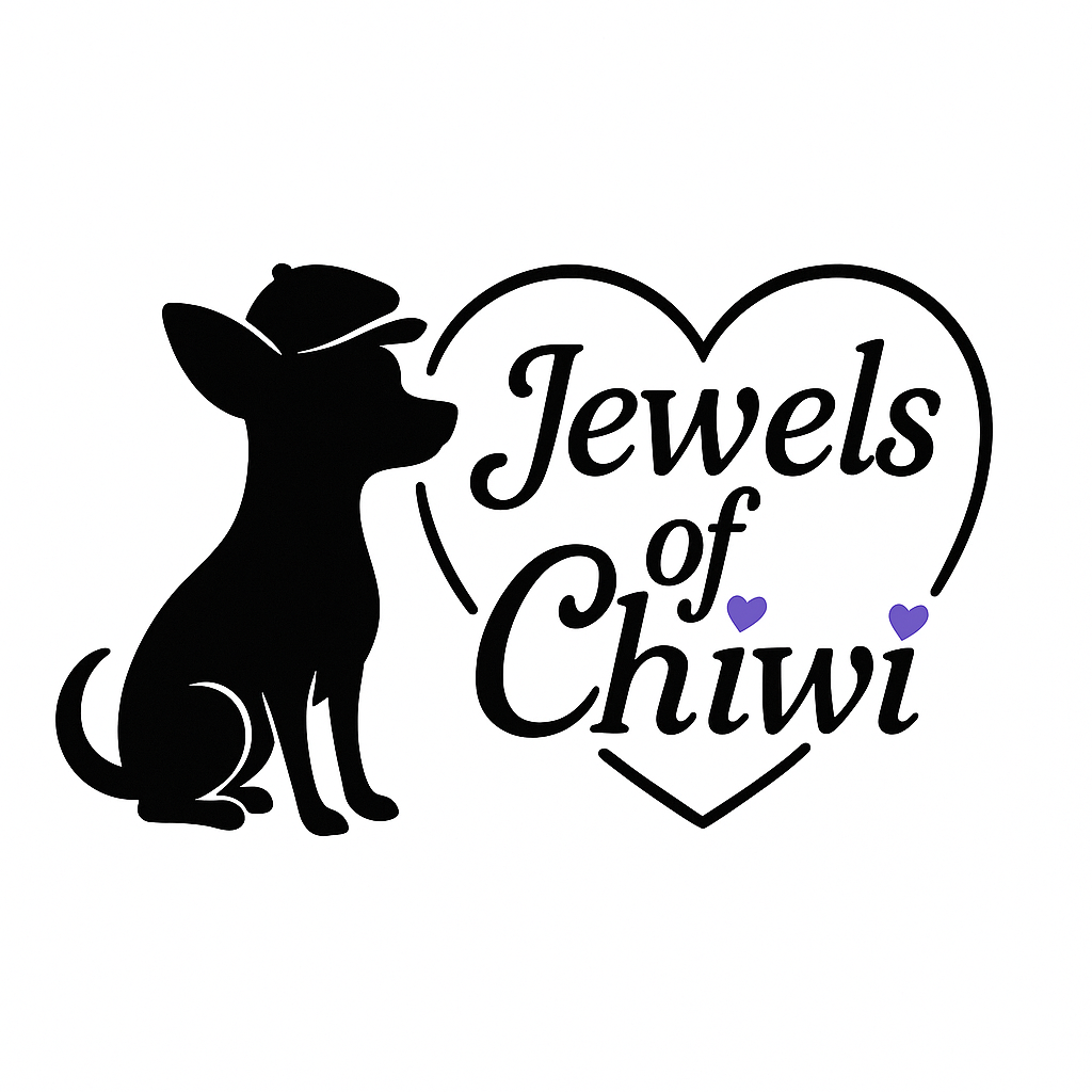 Jewels of Chiwi jewel tags for dogs and humans