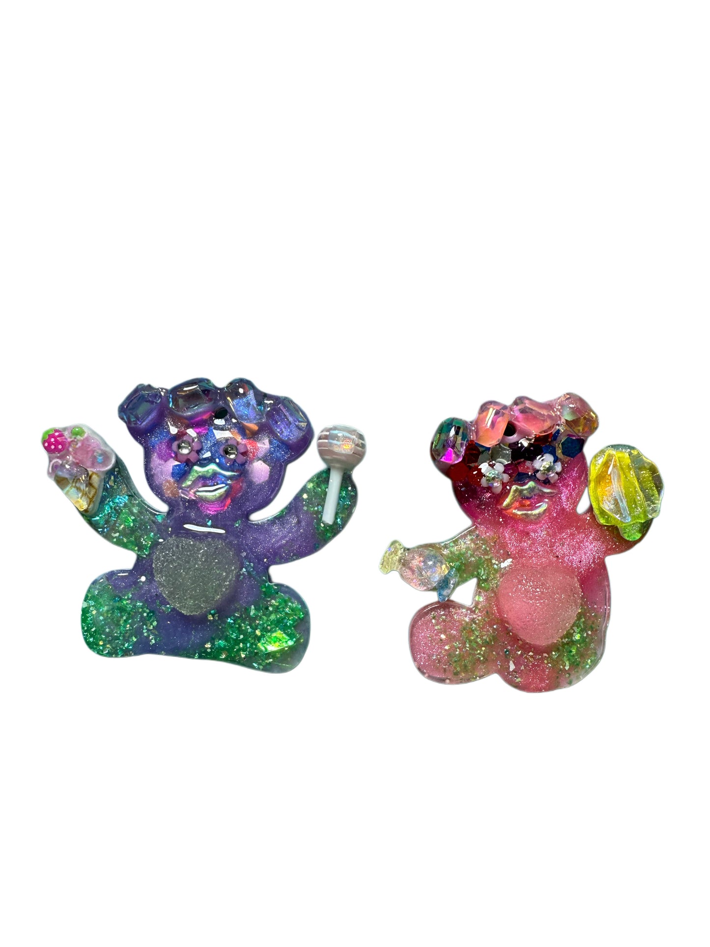 Candy Bear - Glittery Jewel tag for dogs