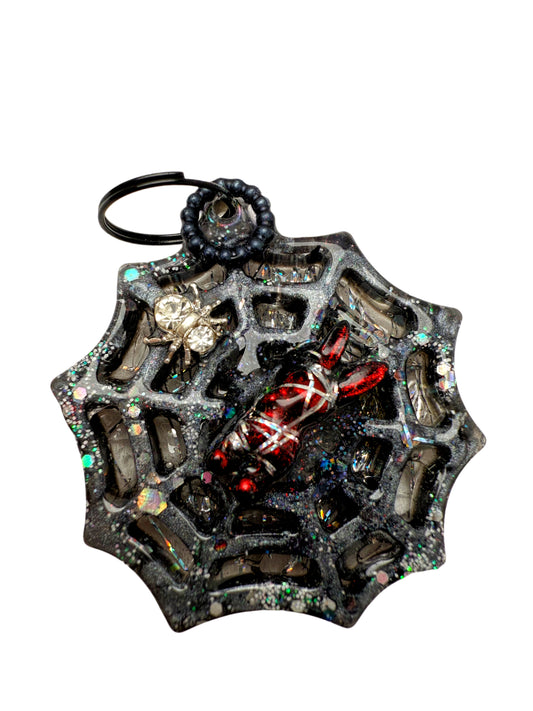 embellished resin dog jewellery spooky style 