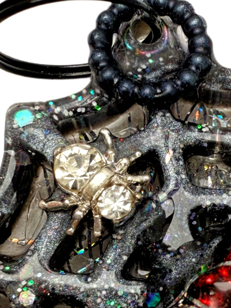 The Vampup's Ghoulfriend - Web - Jewel tag for dogs