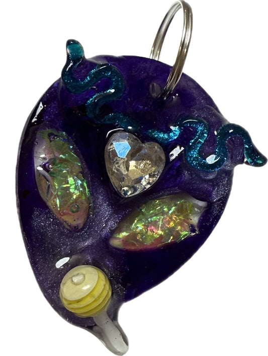 3D Alien Rave - Jewel tag for dogs