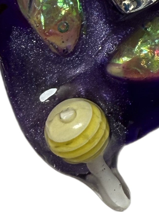 3D Alien Rave - Jewel tag for dogs