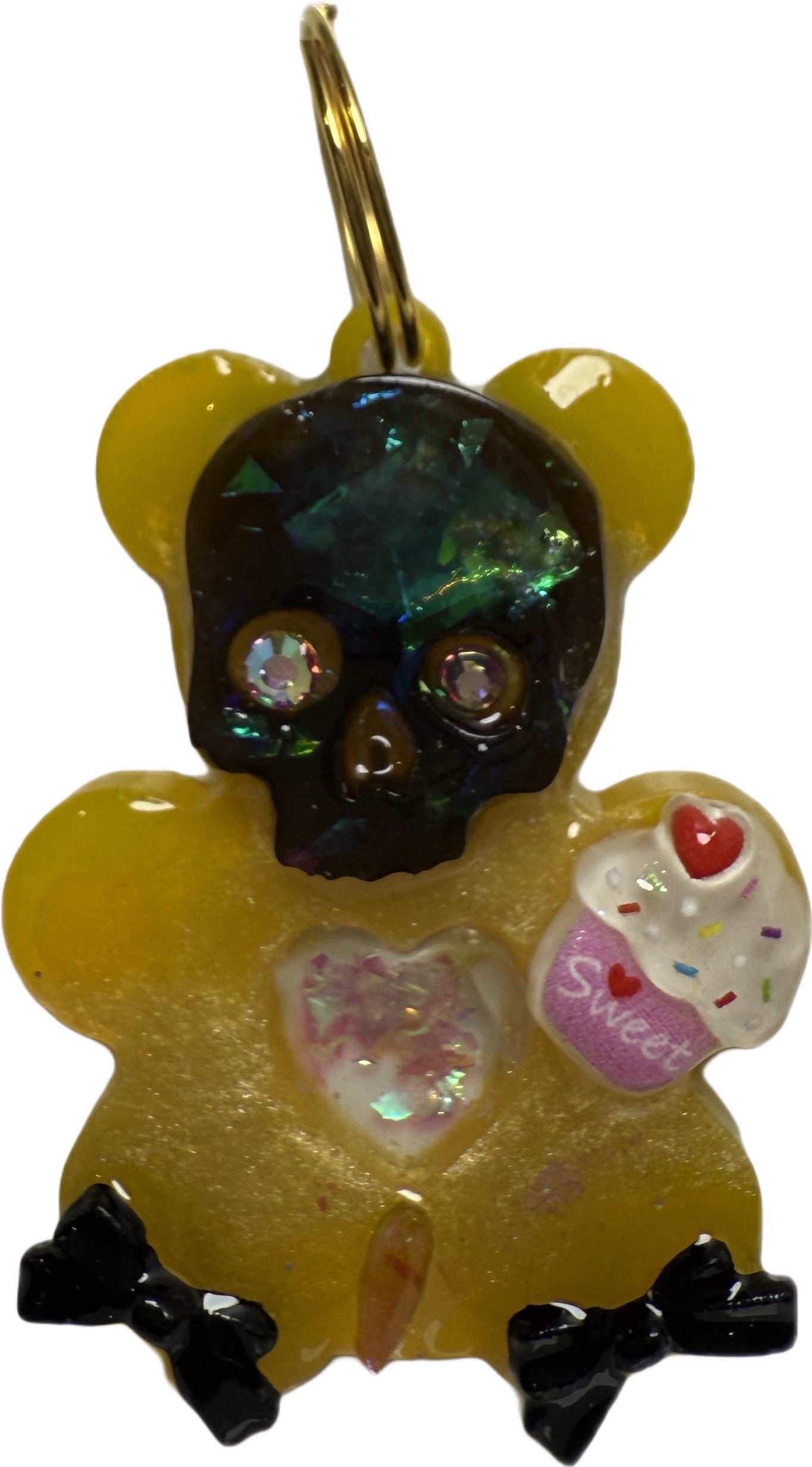 Skull Bear Saucy Cupcake - Jewel tag for dogs