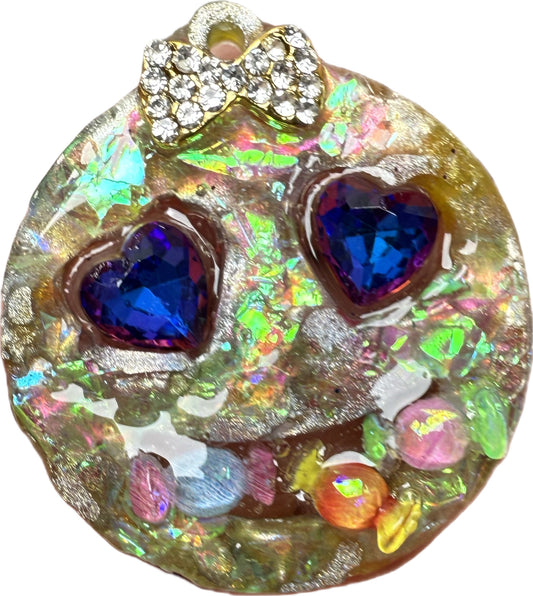 Smiley Happy Face - Jewel tag for dogs