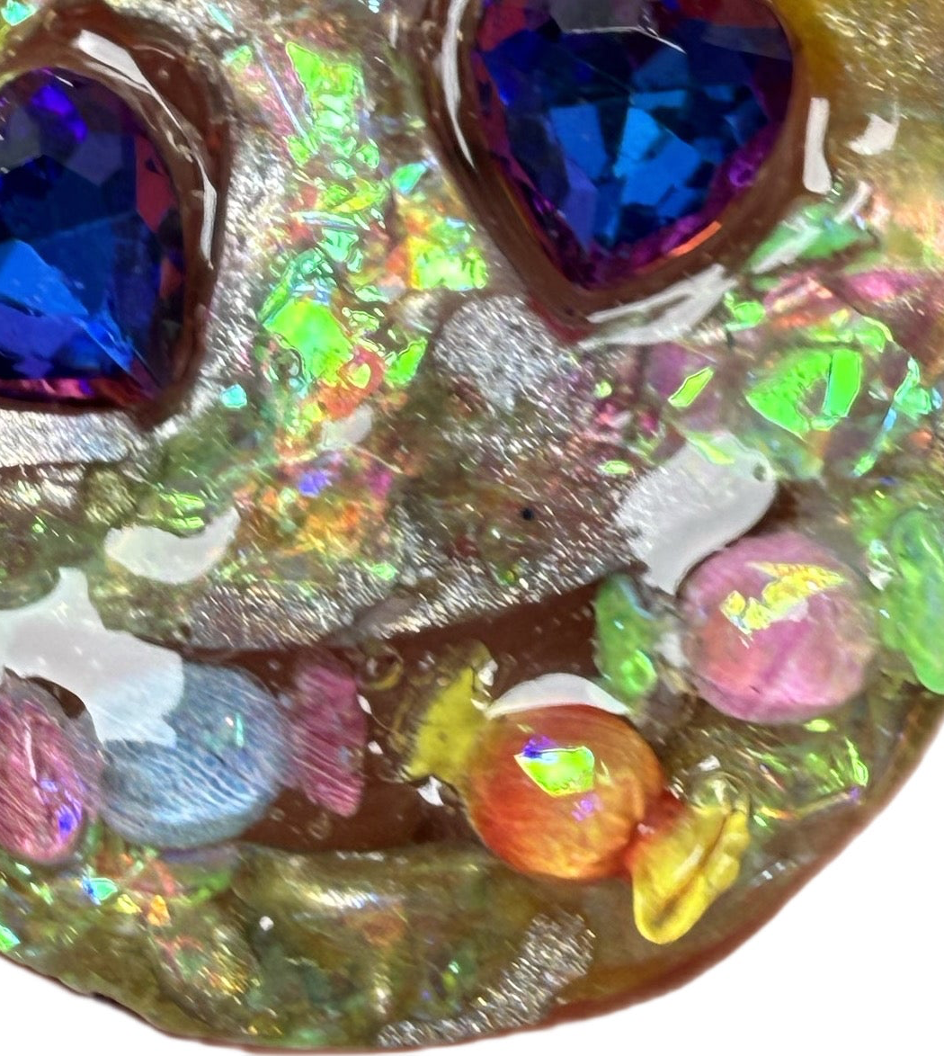 Smiley Happy Face - Jewel tag for dogs