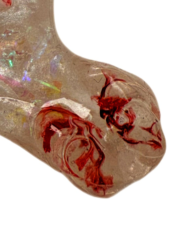 The Vampup's Ghoulfriend - Ghostie Lolly Yum - Jewel tag for dogs