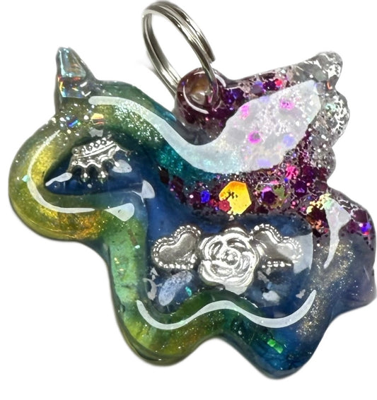 Unicorn Baby Dog - Jewel tag for tiny dogs