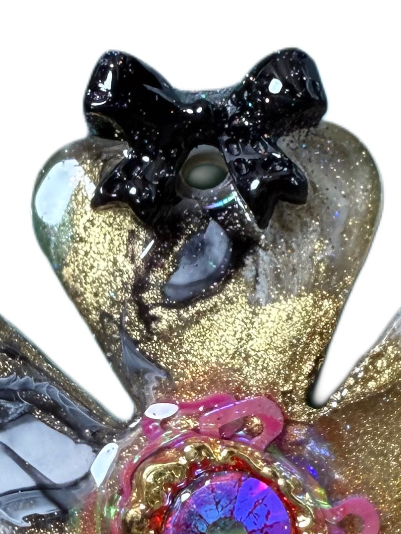 Flower Save the Bees - Jewel tag for dogs