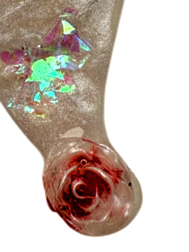 The Vampup's Ghoulfriend - Ghostie Ice Lolly Yum - Jewel tag for dogs