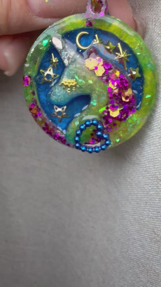 Magical Beings Unicorn Dreams - Jewel tag for dogs