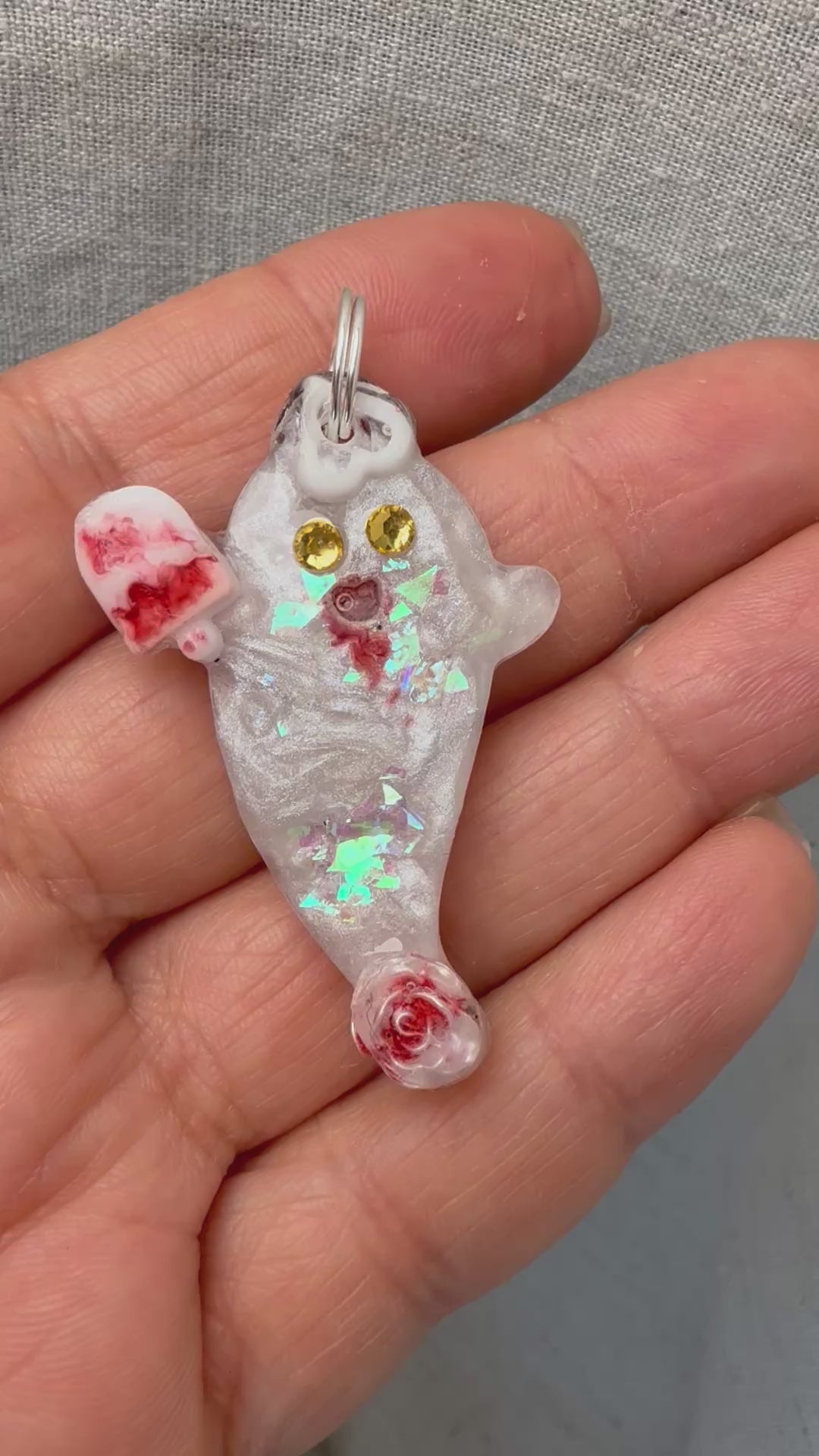 macabre dog tag spooky scary ghost