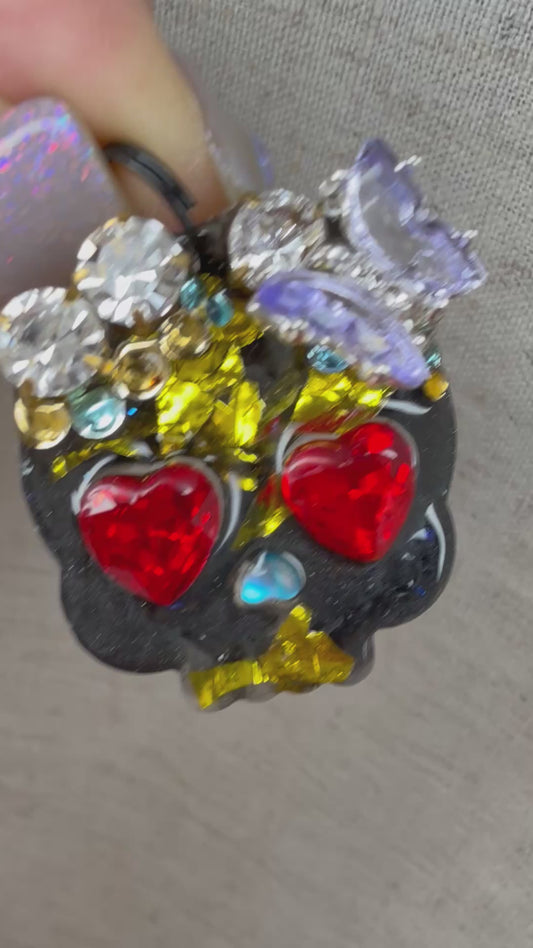 Skull Bling - Jewel tag for dogs