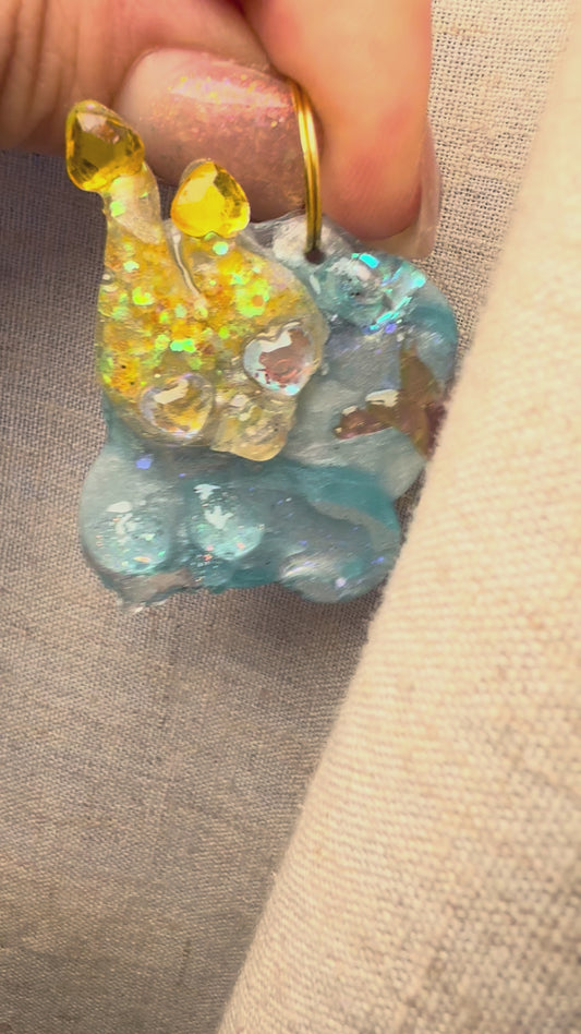 Sun, Sky, Sea Sunny Day - Jewel tag for dogs