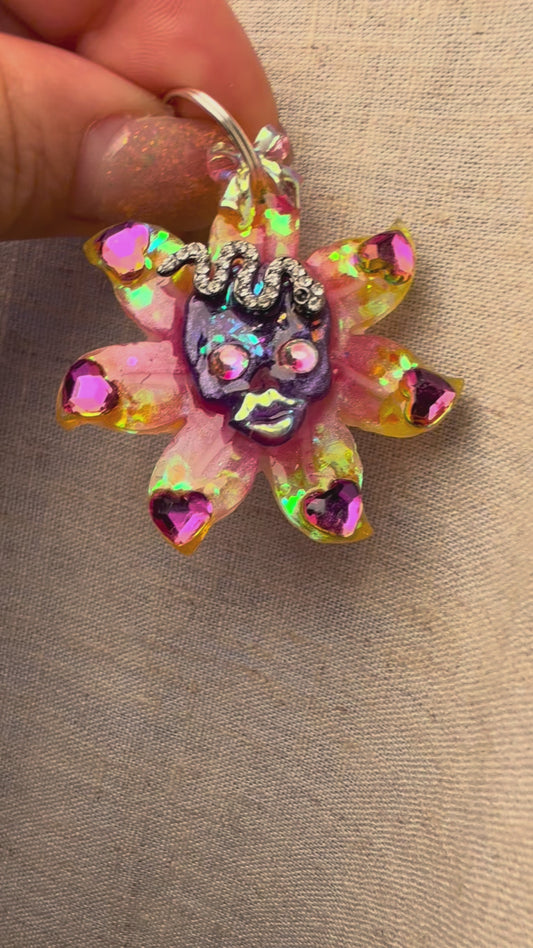 Skull Flower Venom - Jewel tag for dogs