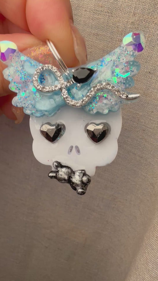 Skull Wings - Jewel tag for dogs