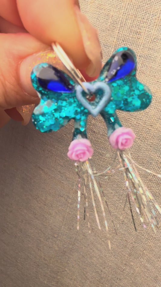 Teeny Tiny Bow Tails - Jewel tag for tiny dogs