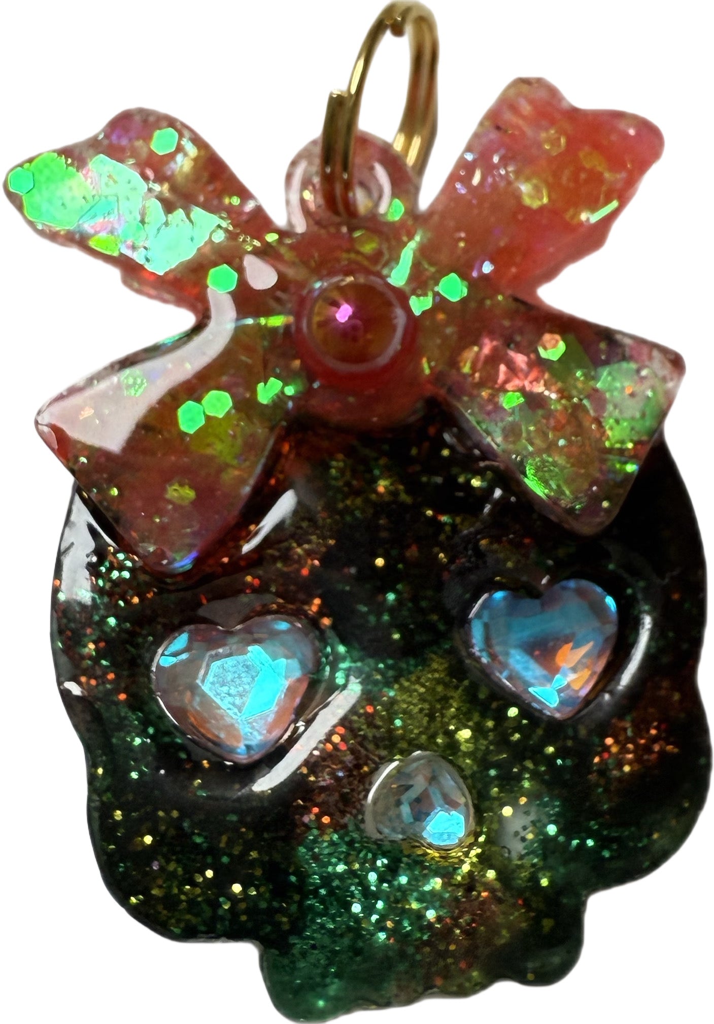 Skull Bow Camo - Jewel tag for dogs