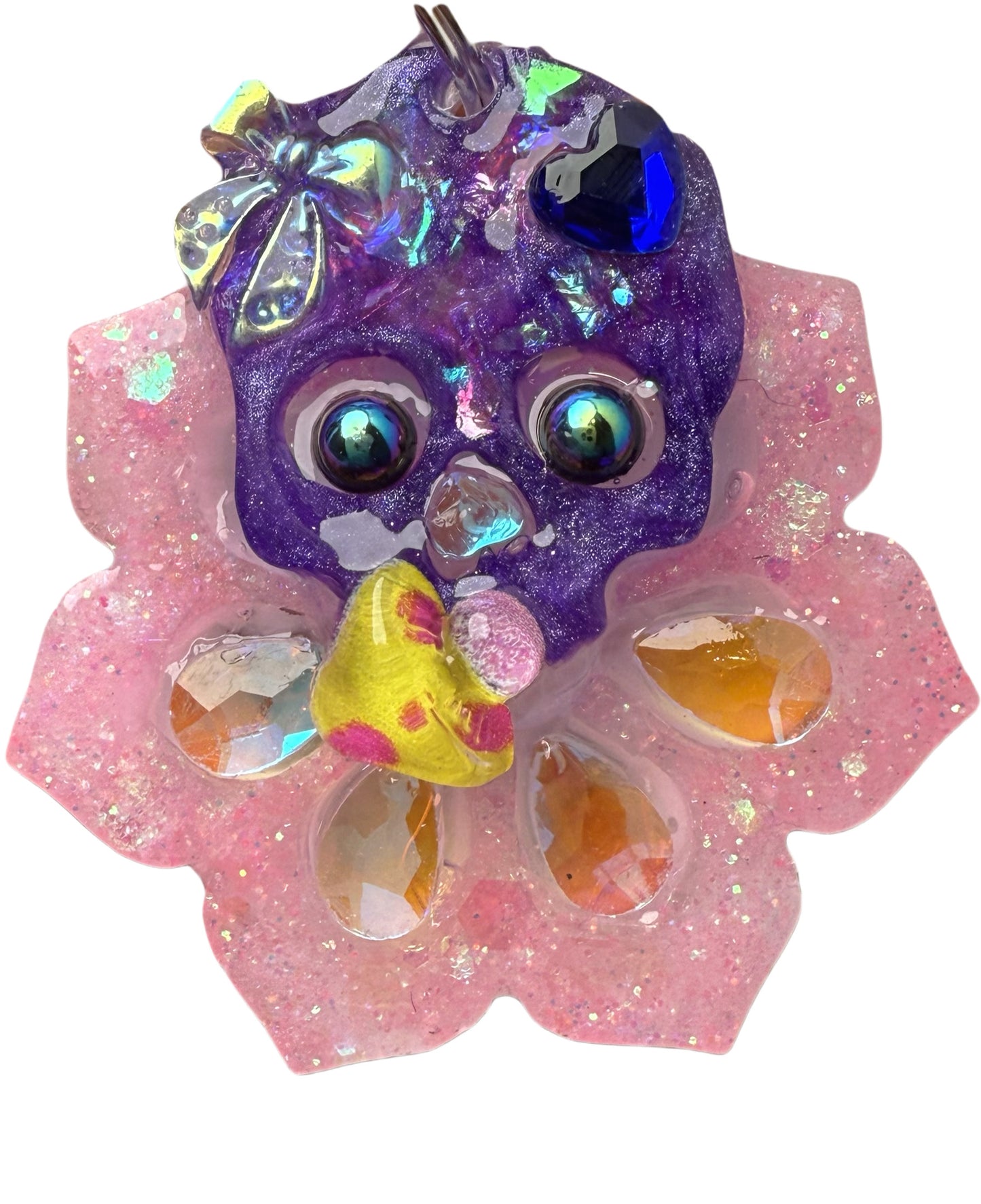 Skull Flower Shroom Cutie - Jewel tag for dogs