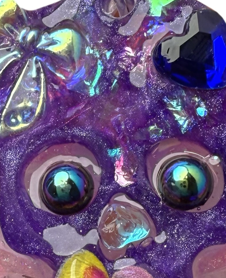 Skull Flower Shroom Cutie - Jewel tag for dogs